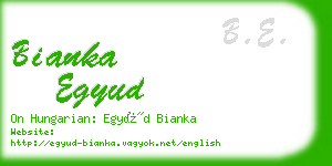 bianka egyud business card